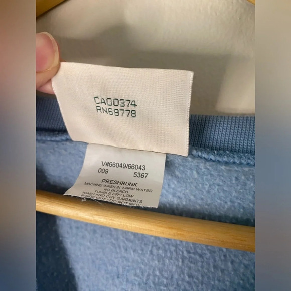 Vintage Northern Reflections Baby Blue Sweatshirt - Picture 2 of 4